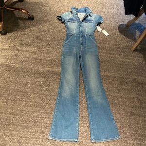 🌟NWT! Good American Fit for Success Denim Jumpsuit